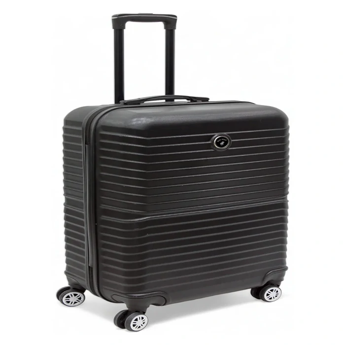 Black Medium Size Durable ABS Suitcase | Lightweight Design - Kahruman